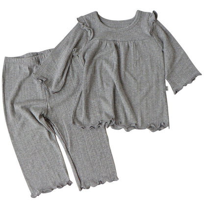 Children's clothing Baby undersuit Cotton soft baby pajamas Baby clothes Baby house suit 