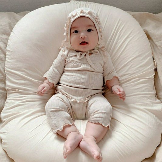 Children's clothing Baby undersuit Cotton soft baby pajamas Baby clothes Baby house suit 