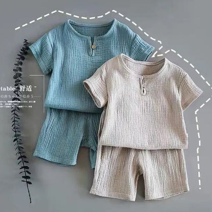 Boys and Girls Baby Short Sleeve Summer Suit