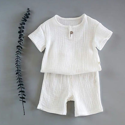 Boys and Girls Baby Short Sleeve Summer Suit