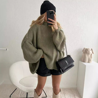 Lockerer Pullover in Übergröße