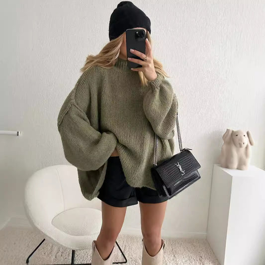 Lockerer Pullover in Übergröße