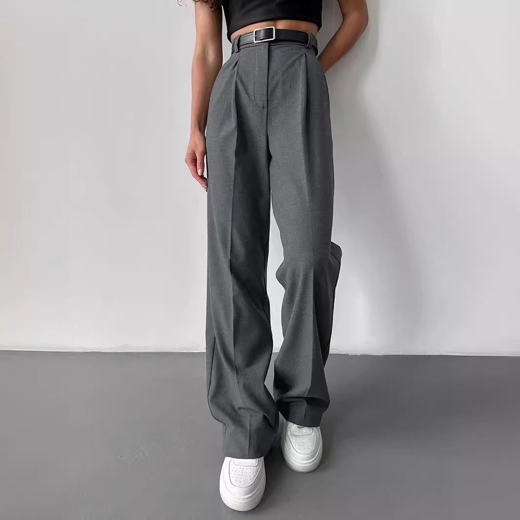 Elegante, Lockere Gerade Hose für den Alltag und Büro