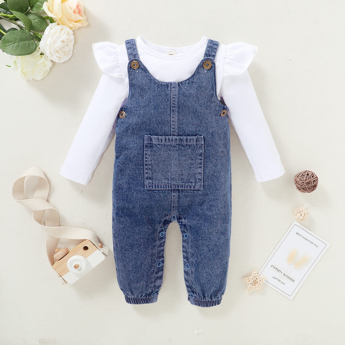Baby Mädchen Kleidung Set Langarm