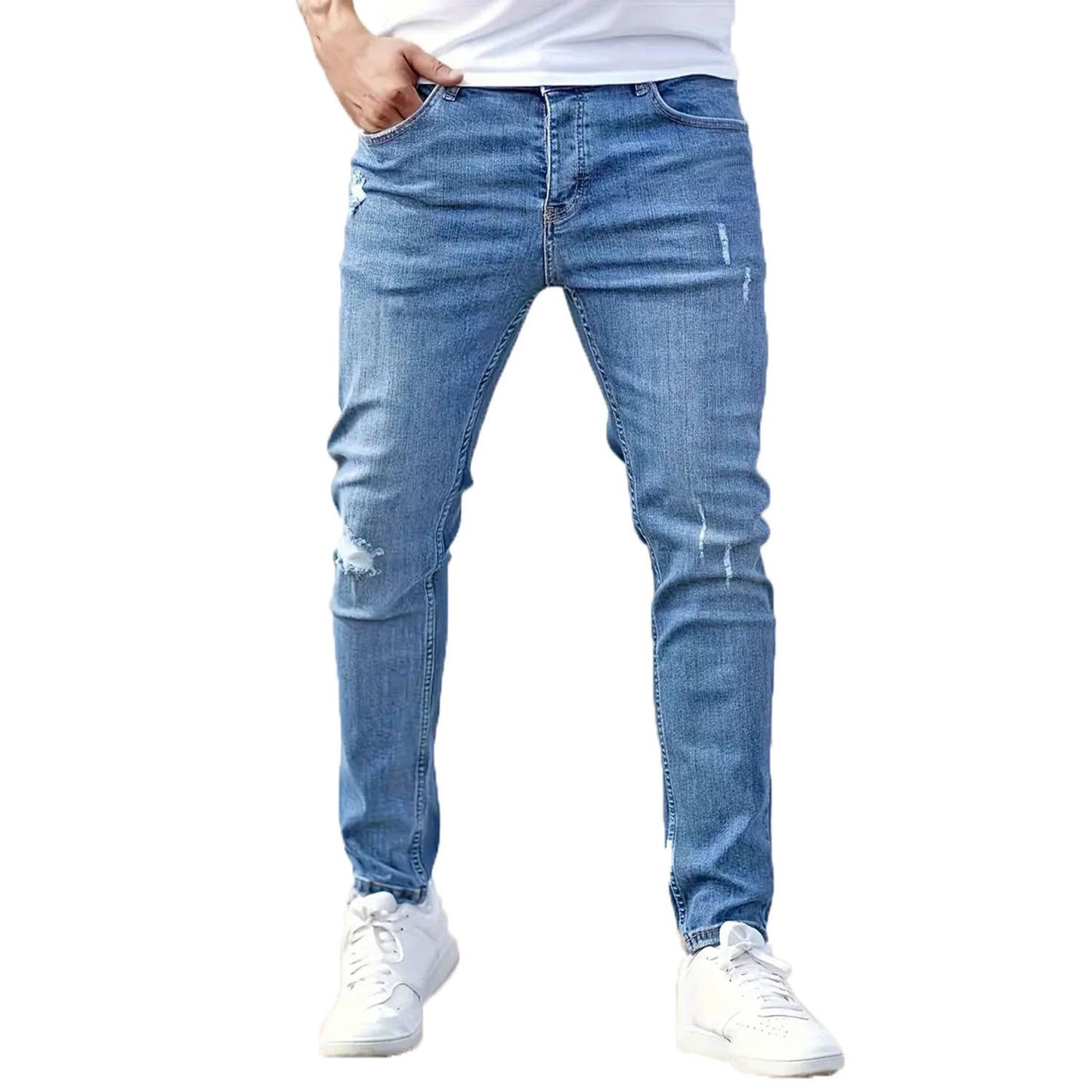 Slim-Fit Stretch-Jeans im amerikanischen Stil