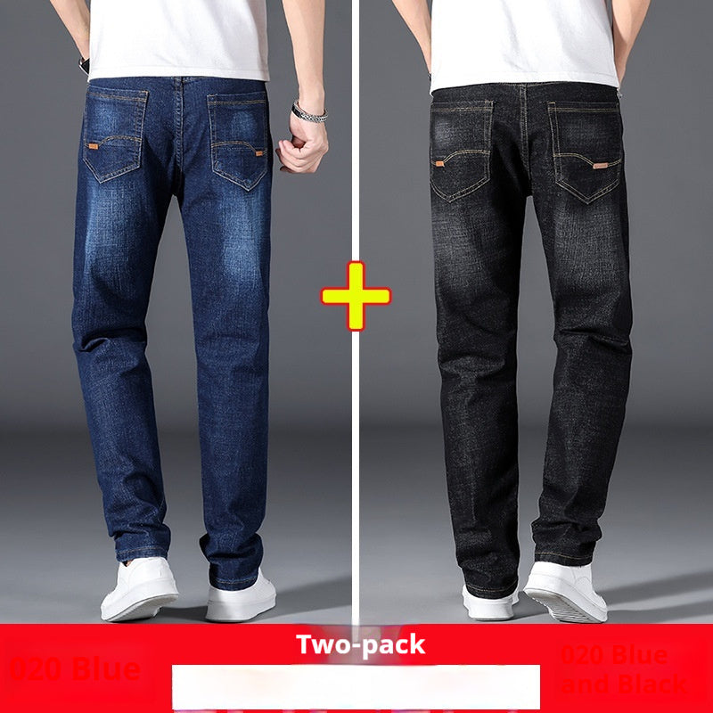 Sommer dünne Jeans Herren lose gerade