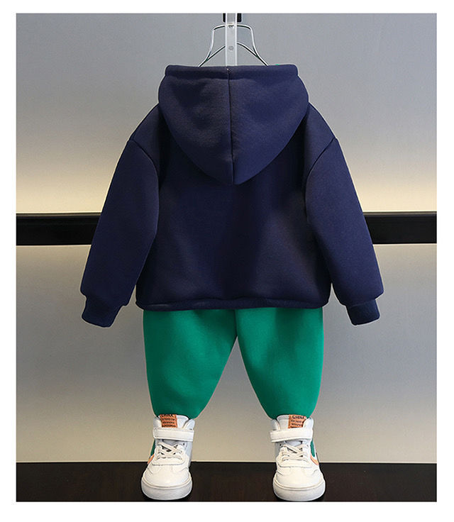 Jungen- und Mädchenanzug Modische Kinderkleidung Frühling und Herbst Sport-Sweatshirt