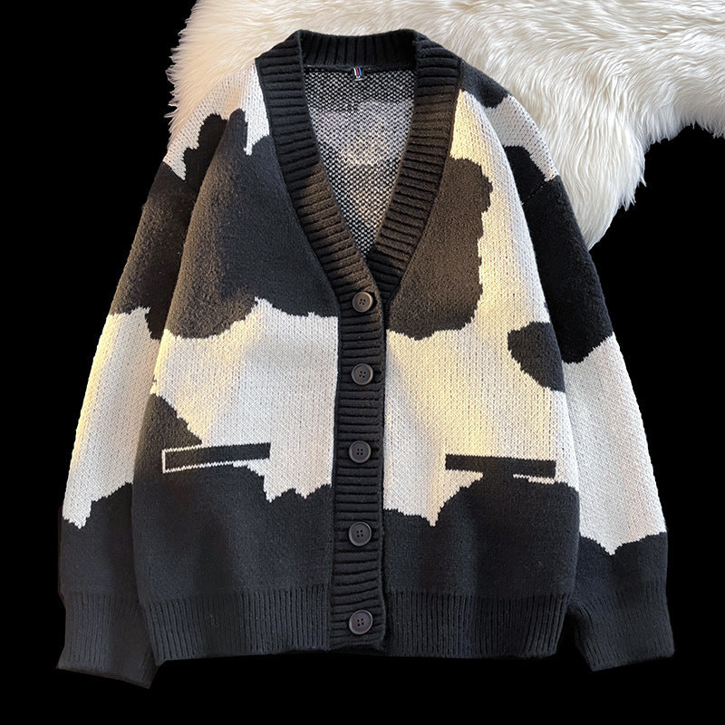Lässiger Pullover aus Strick für Herren.