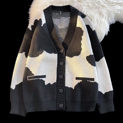 Lässiger Pullover aus Strick für Herren.