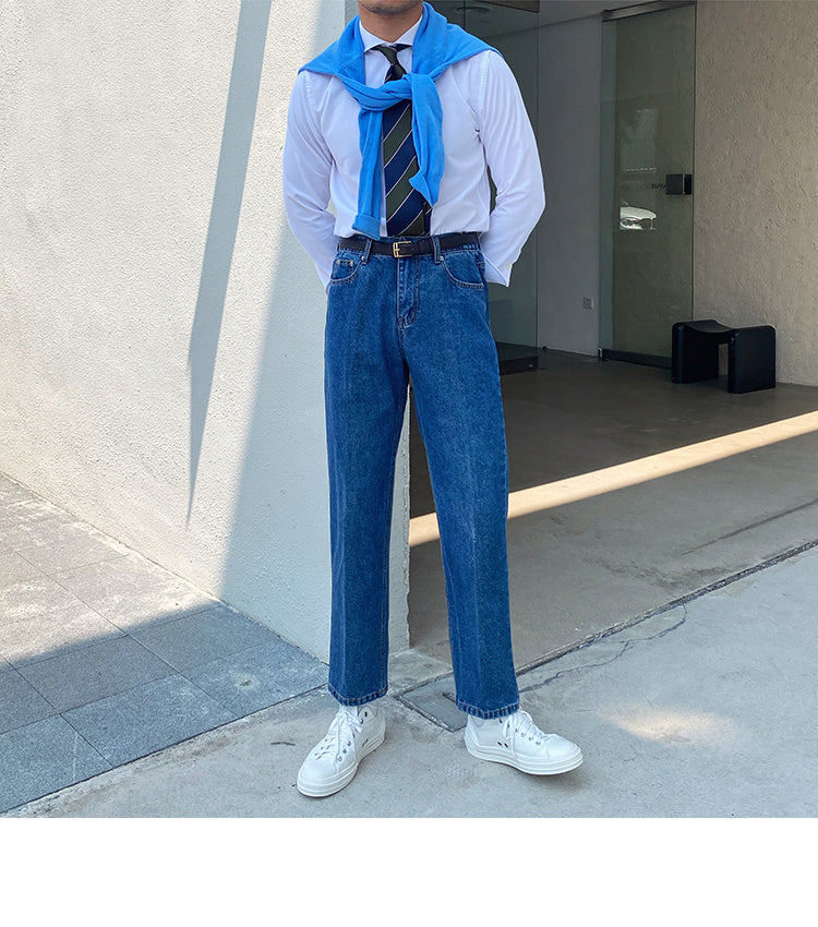 Herren Slim Jeans Match The British Retro
