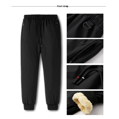 Herren-Übergröße Baumwollhose aus Graphen und Lammwolle