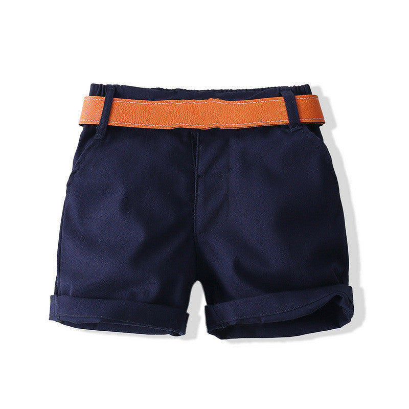 Jungen Strandstyle Kurzarm-Shirt Outfit