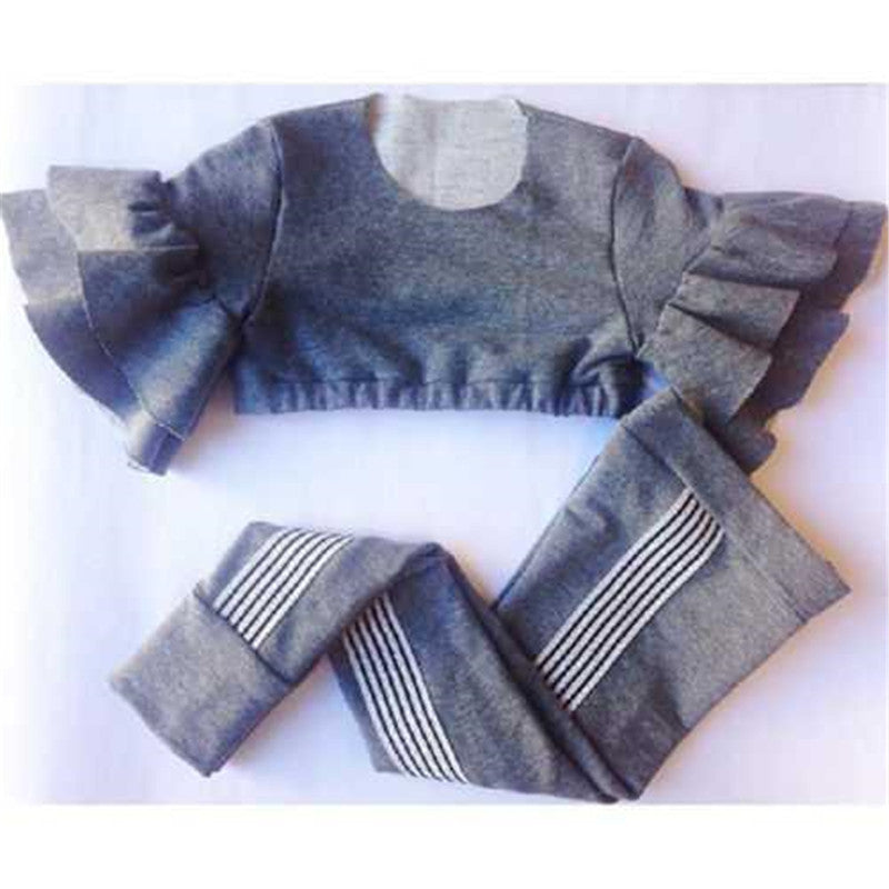 Herbst Kinder Baby Mädchen T-Shirt Hose Outfits Mädchen Kleidung 2-teilig