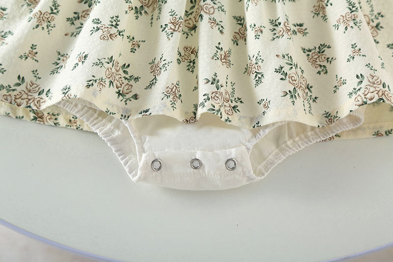 Sommerkleidung für Babys Prinzessin Super Süßer Dünner Body Bedruckter Kurzarm Internet-Promi-Strampler