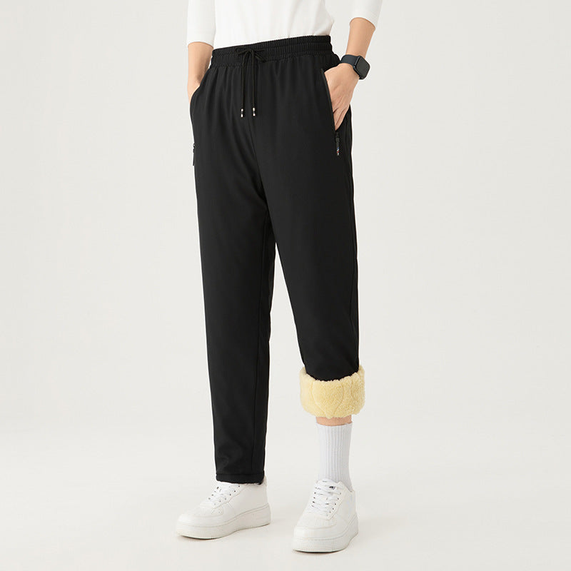 Herren-Übergröße Baumwollhose aus Graphen und Lammwolle