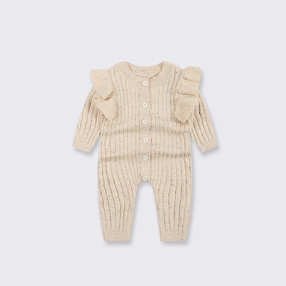 Baby Herbstkleidung Strick-Jumpsuit