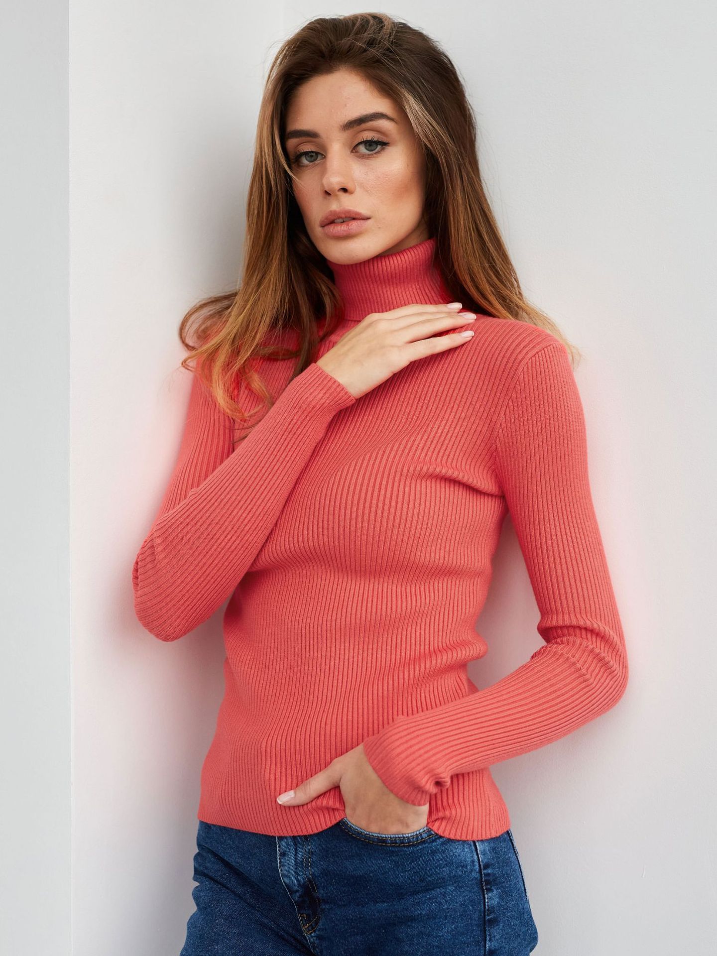 Roll kragen pullover Bottom Shirt europäisch und amerikanisch