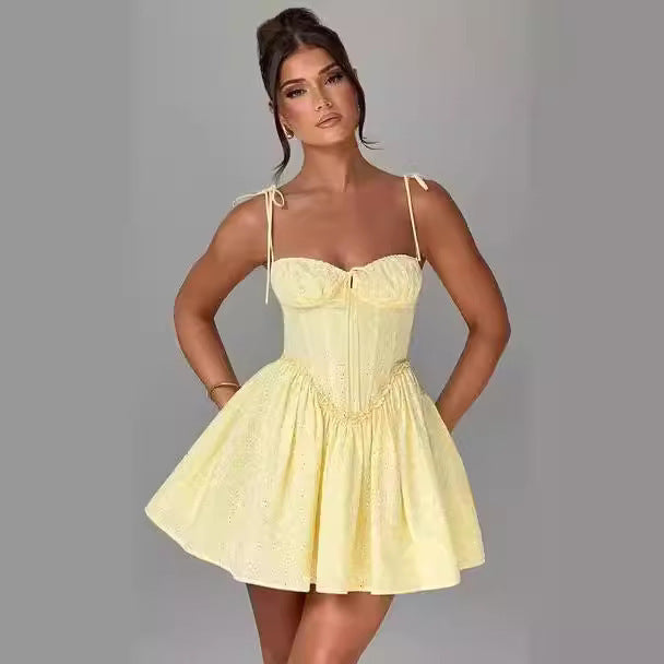 summer dress, backless