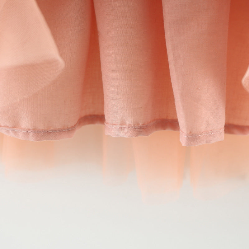 Ausländisches Kinderkleid: Langärmliges Baumwollkleid für Babys, Bestseller im Exporthandel, koreanisches Prinzessinnenkleid für Mädchen