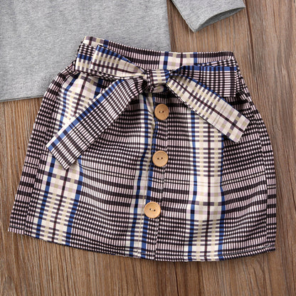 children's skirt suit 