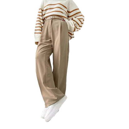 Elegante, Lockere Gerade Hose für den Alltag und Büro