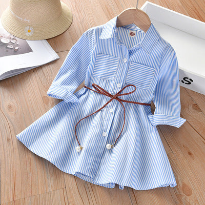 Kinderhemd im Baby-Westernstil, als Kleid gestaltet