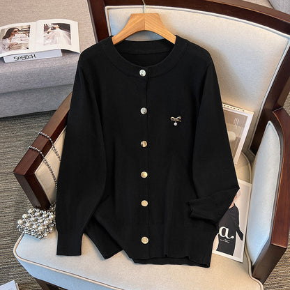 Damen Lockere Strickjacke Strickmantel