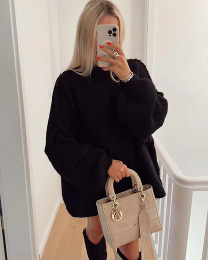 Lockerer Pullover in Übergröße