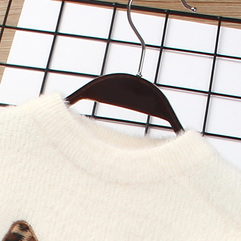 Kinder Strickpullover-Anzug