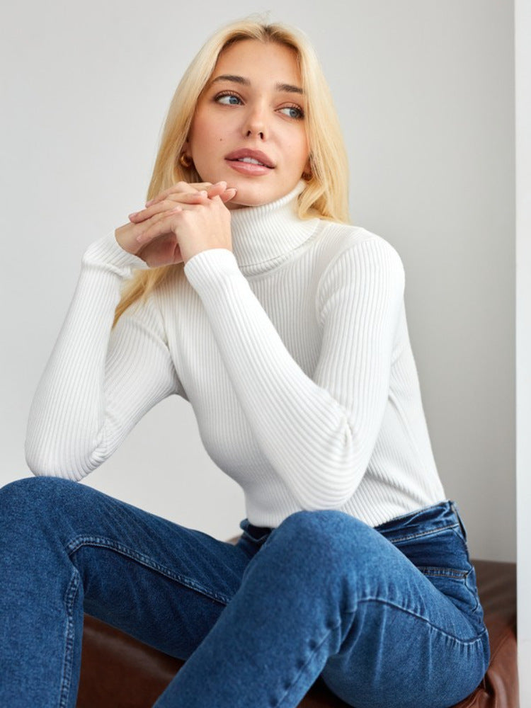 Roll kragen pullover Bottom Shirt europäisch und amerikanisch