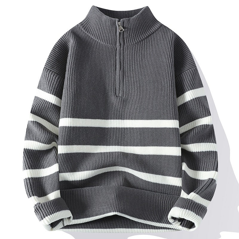 Winter-Neuheit, lockerer Pullover aus Strick, als Basis-Strickbekleidung