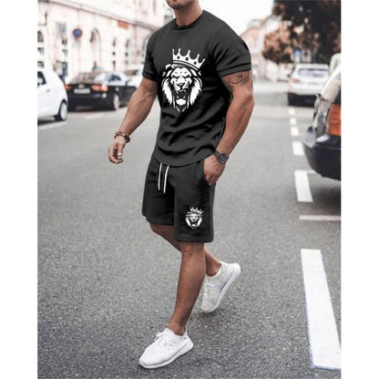 Short Sleeve Men's Leisure Set Suit in Export Style 