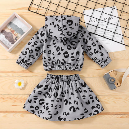 Leoparden-Print Kinder-Set