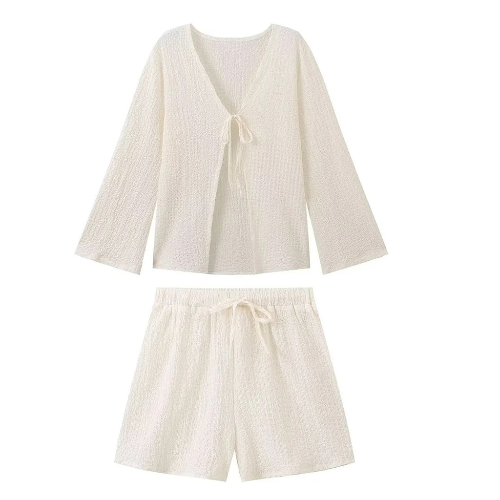 Langärmlige Schnürschuhe für Damen