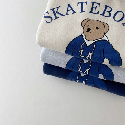 Säugling Skateboard-Bär Sweatshirt Freizeitanzug