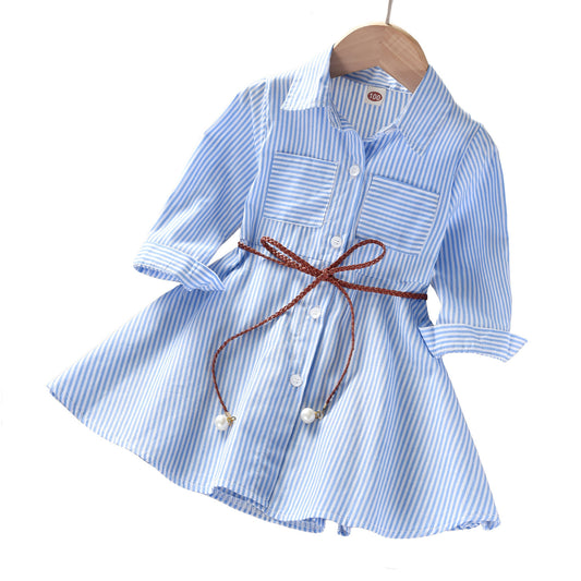 Kinderhemd im Baby-Westernstil, als Kleid gestaltet