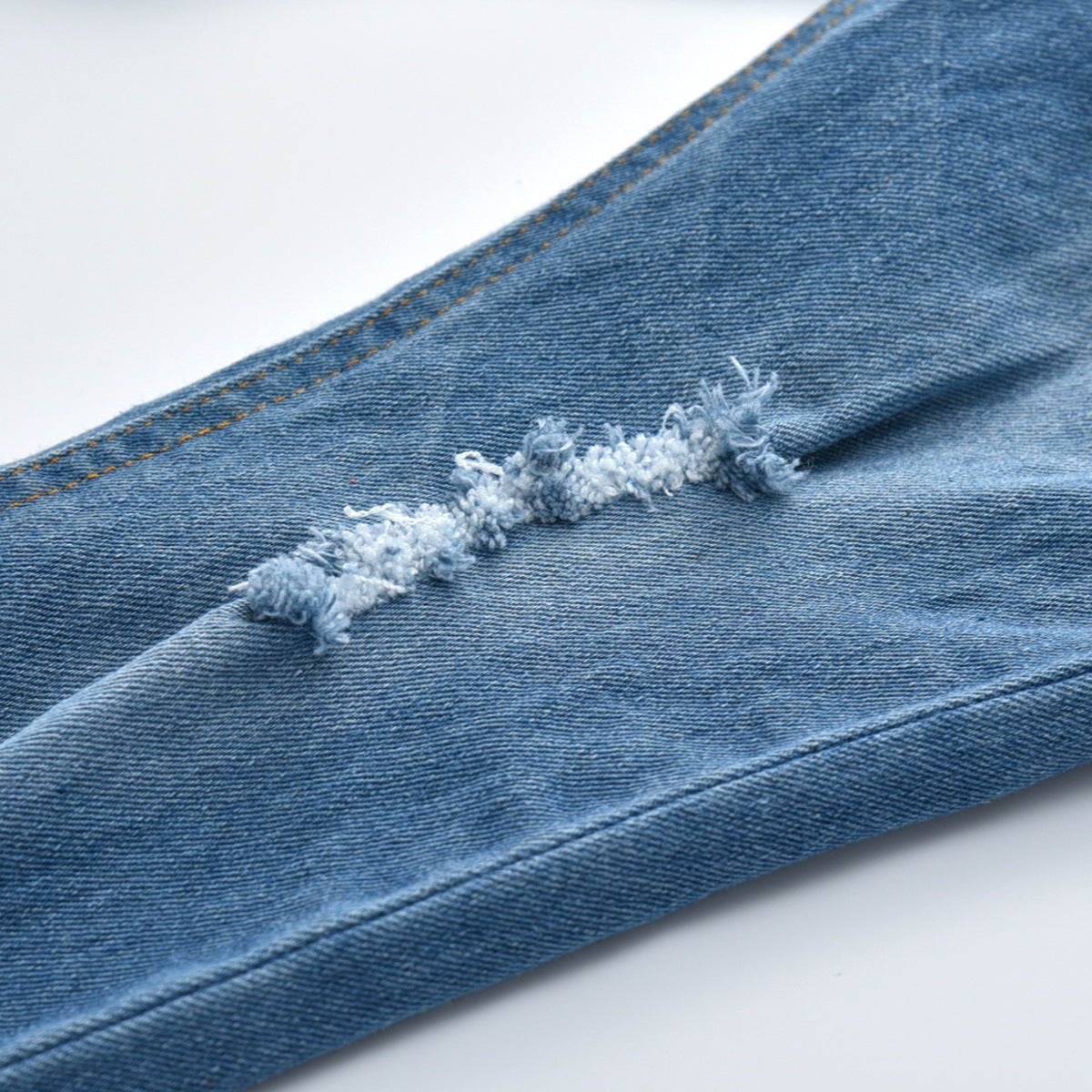 Mädchen-Set aus Spitze, Perlen und Jeans