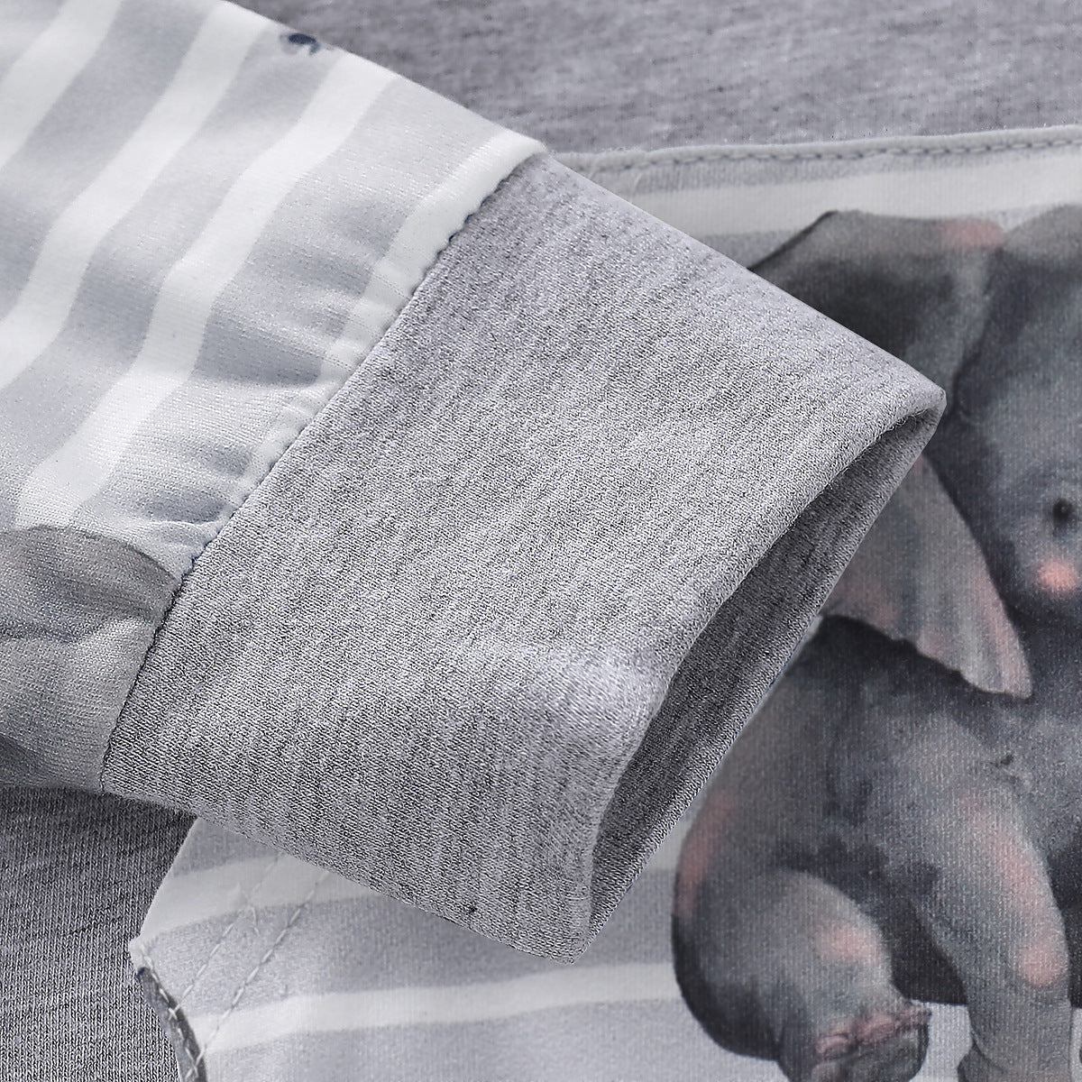 Kinderkleidung Explosion Modell Baby Elefant mit Kapuze Anzug Punkte
