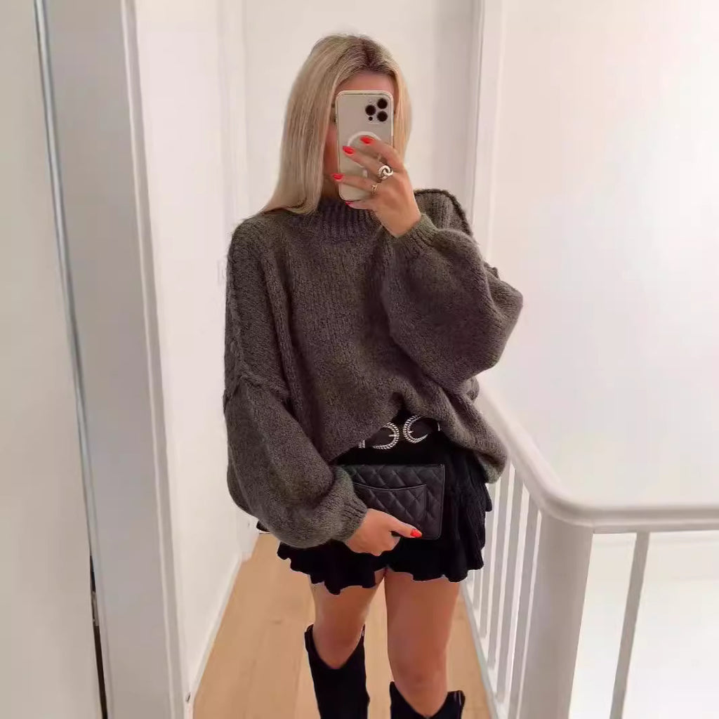 Lockerer Pullover in Übergröße