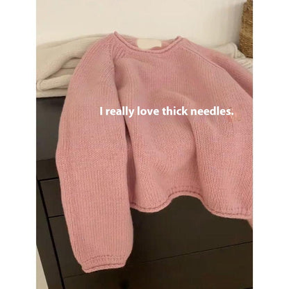 New Korean Style Gentle Pullover Top