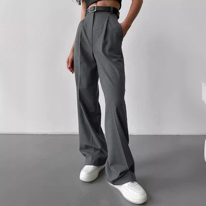 Elegante, Lockere Gerade Hose für den Alltag und Büro