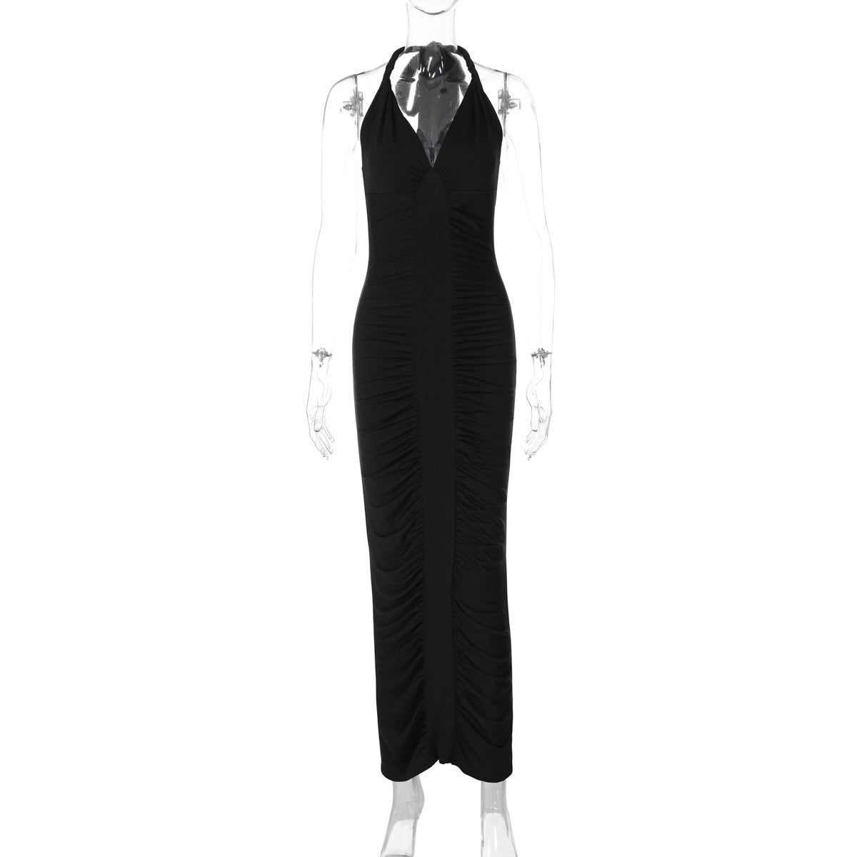 Elegantes Neckholder-Abendkleid