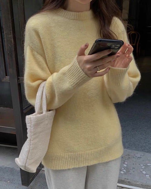 Damen Langarm Pullover
