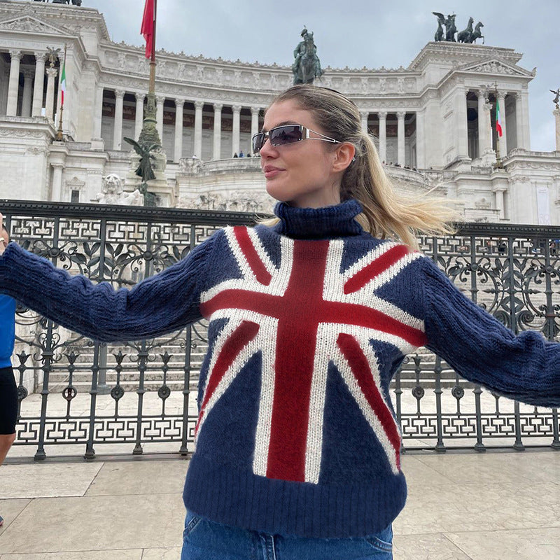 Amerikanischer Turtleneck Pullover