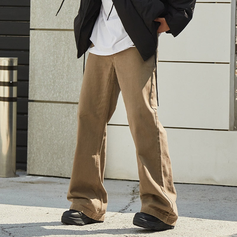 New American Style Retro Hong Kong Style Japanische Lose Gerade Jeans für Männer