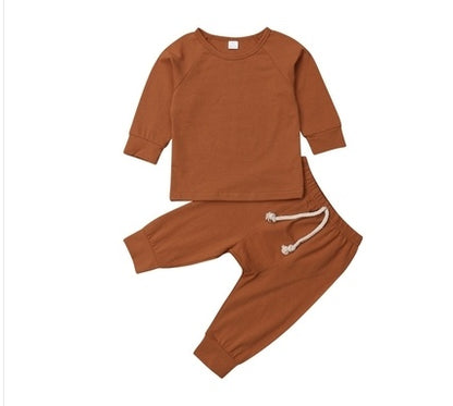 Strampler Baumwoll Trainingsanzug Set Baby Kinder Kleidung