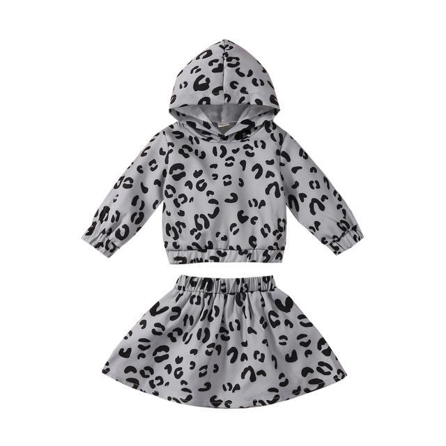 Leoparden-Print Kinder-Set