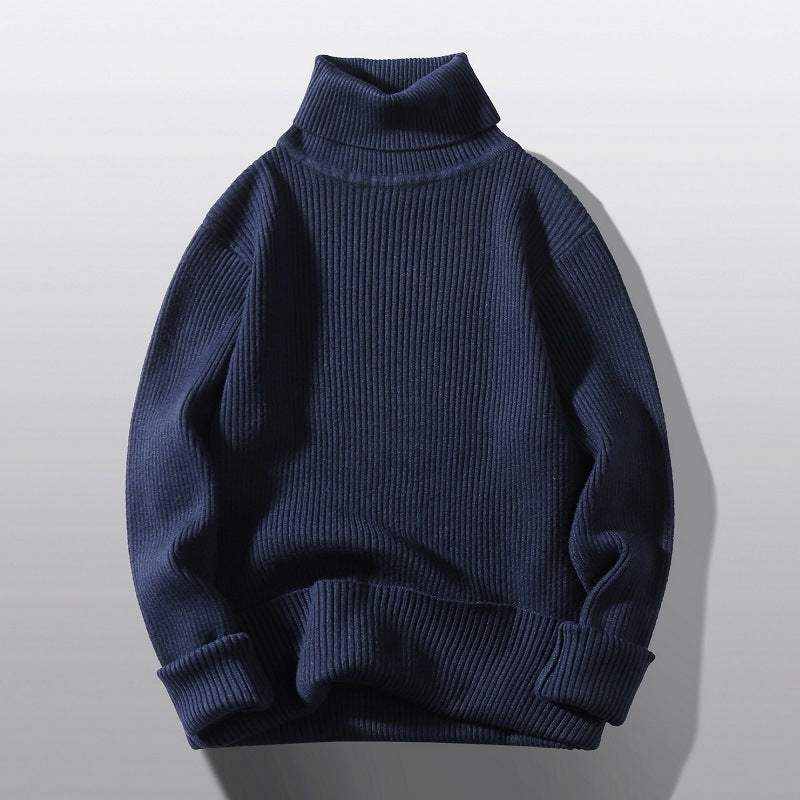 Lässiger und schlichter Strickpullover mit Streifen, als Unterzieh-Strickbekleidung