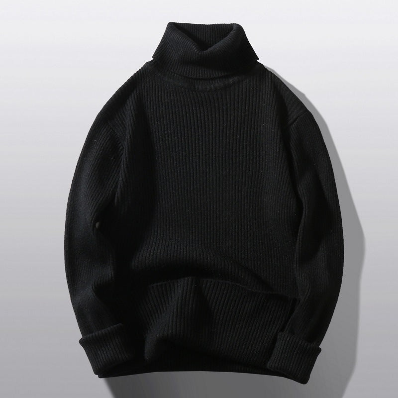 Lässiger und schlichter Strickpullover mit Streifen, als Unterzieh-Strickbekleidung
