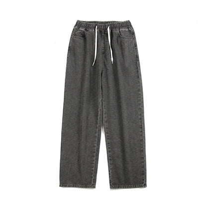 Elastischer Bund lockere gerade herabhängende Mop-Hose